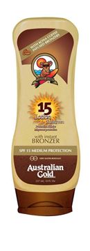 Immagine di Spf 15 Lozione con Kona Coffee ed effetto bronze, 237 ml Australian Gold